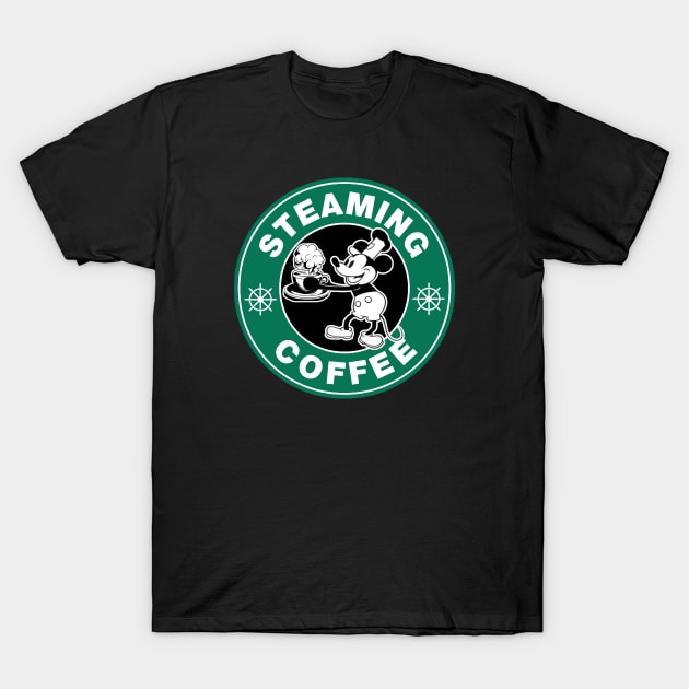 Steaming Coffee T-Shirt by ThisIsFloriduhMan